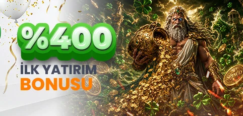 İLK 4 YATIRIMINIZA ÖZEL %400 HOŞGELDİN BONUSU